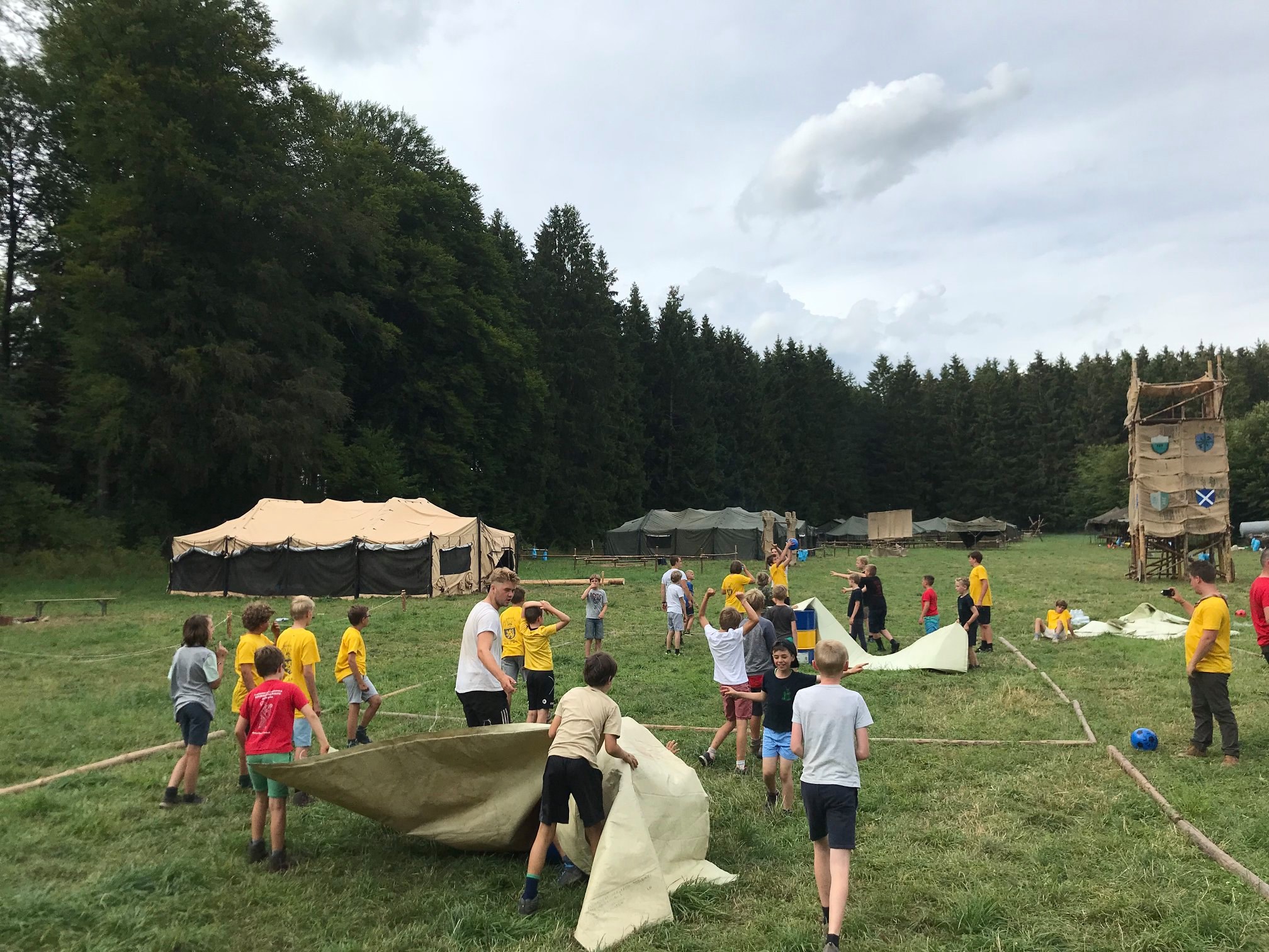 Sint-Martinus den XIIde - Kamp Losange algemeen